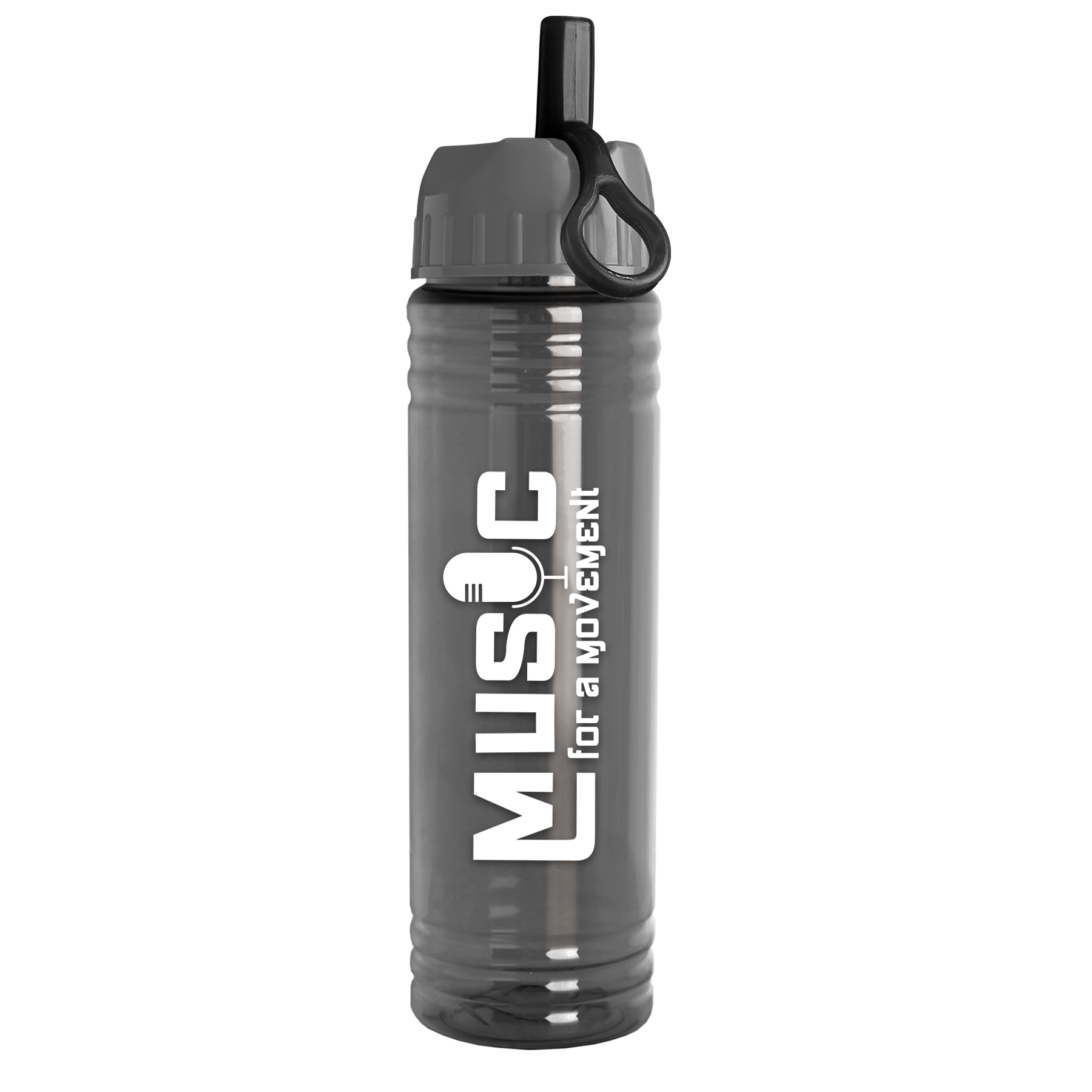 Slim Fit Bottle with Ring-Straw Lid - 24 oz.